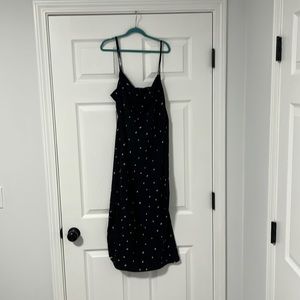 Black and white polka dot dress